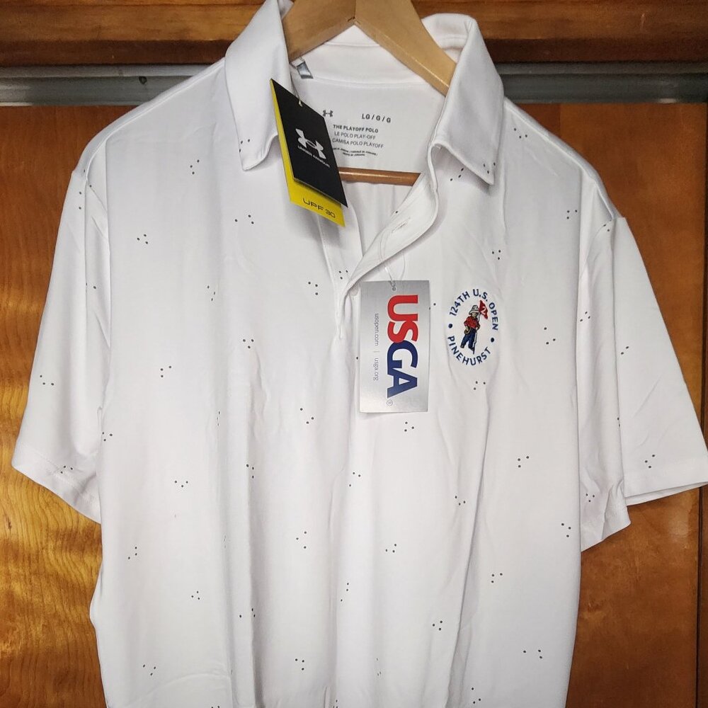 124th U.S. Open at Pinehurst Under Armour the Playoff Polo 3.0 UVA Golf Polo